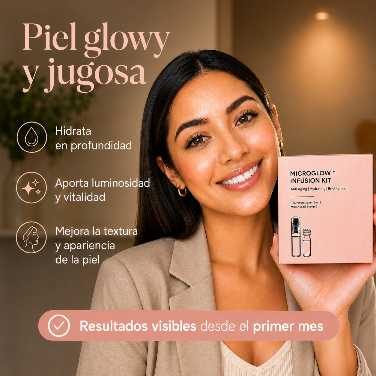 MicroGlow™ - Maximiza la hidratación de tu piel